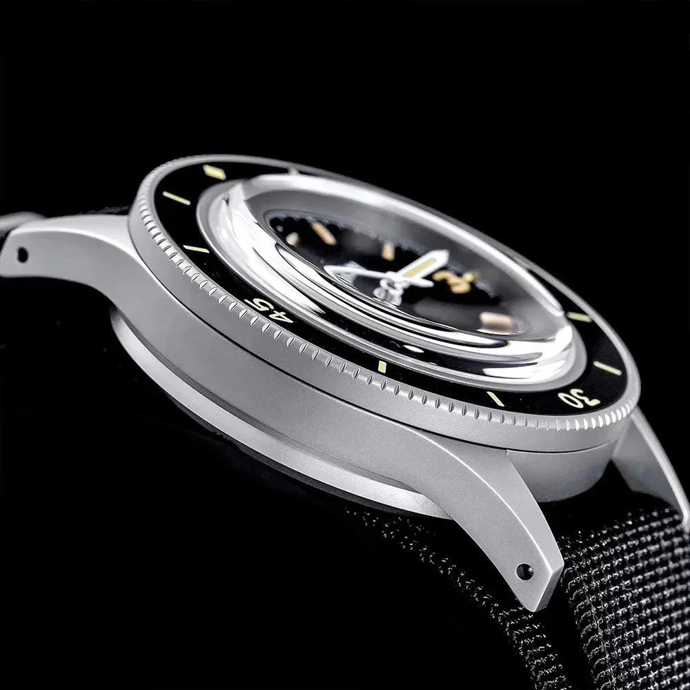 50-Fathoms Watch Vintage NH35 Automatic Movement Mechanical Dive Watches K9 Mineral Crystal 200M Watchproof Watch Reloj