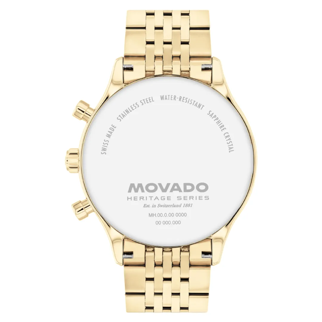Movado Heritage Series Calendoplan Quartz Men's Watch 3650210