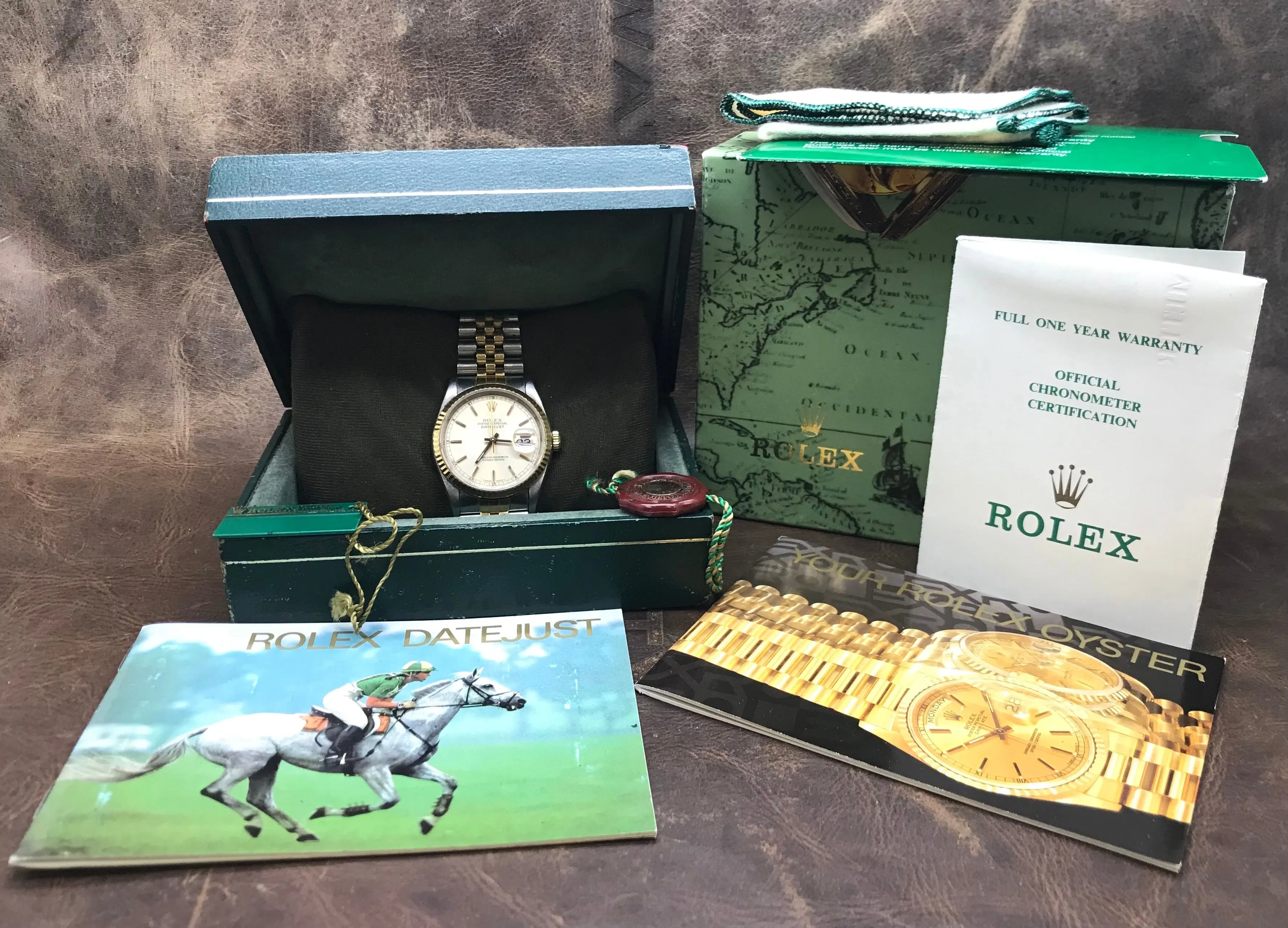 Rolex Datejust 36mm 16233 Light Champagne Dial Automatic Watch